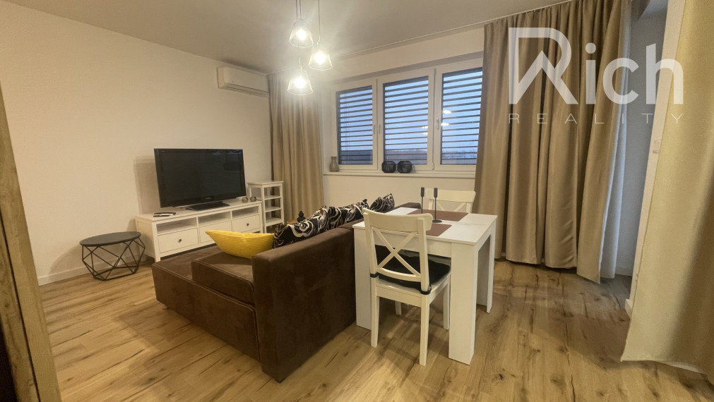 Veľký 36 m2 a zariadený 1 izb.byt s balkónom v novostavbe