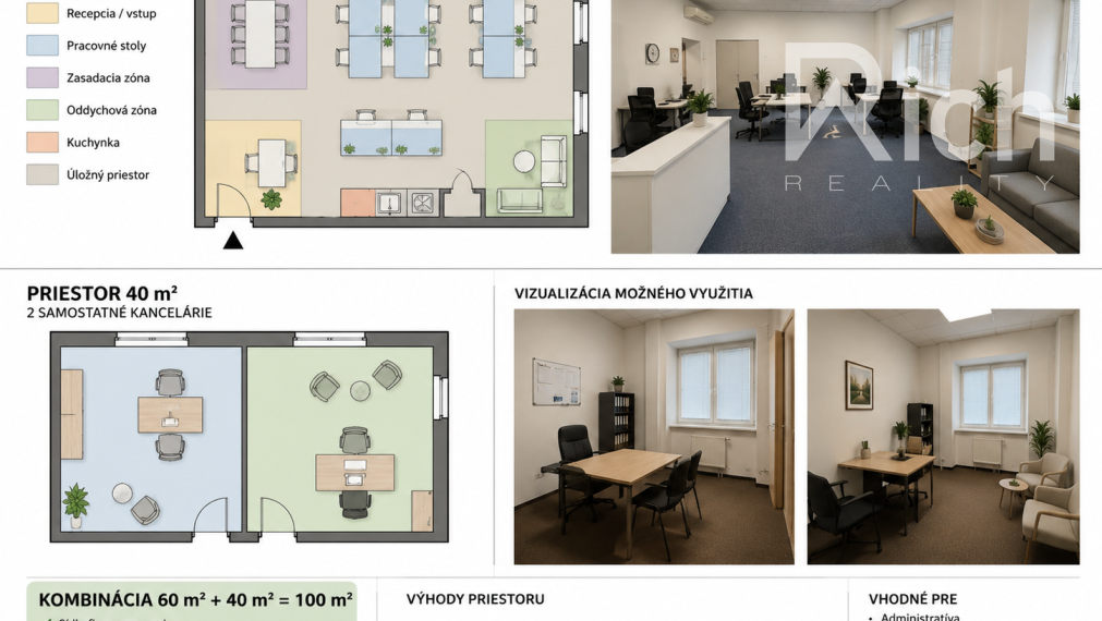Flexibilné komerčné priestory na prenájom Nitra